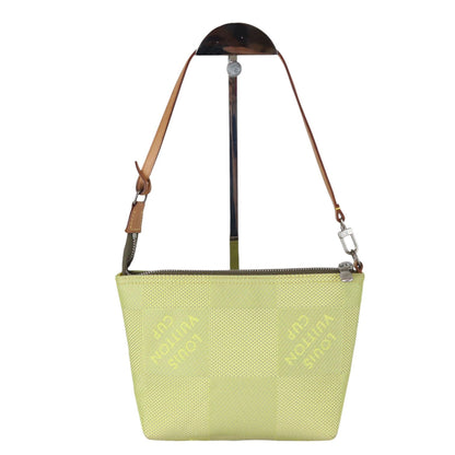 Louis-Vuitton Pochette Vintage Accessories Volunteer Damier Yellow SHW