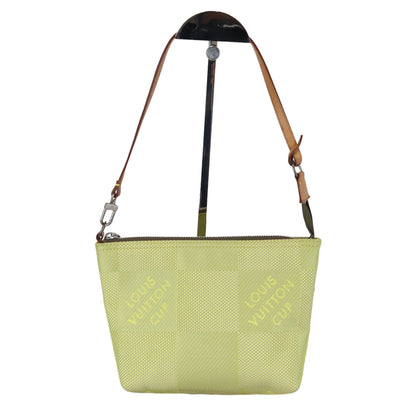 Louis-Vuitton Pochette Vintage Accessories Volunteer Damier Yellow SHW