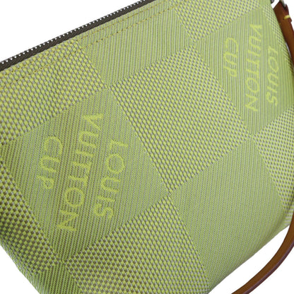 Louis-Vuitton Pochette Vintage Accessories Volunteer Damier Yellow SHW