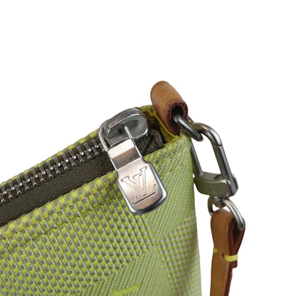 Louis-Vuitton Pochette Vintage Accessories Volunteer Damier Yellow SHW
