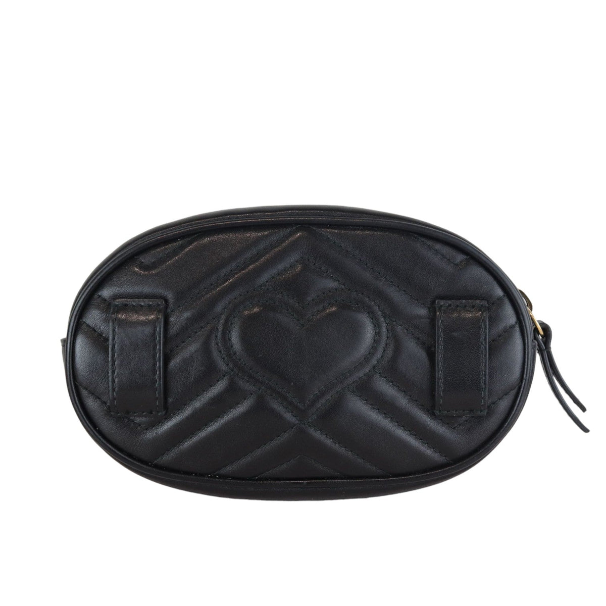 Gucci Marmont Belt Bag Calfskin Black GHW Size 85