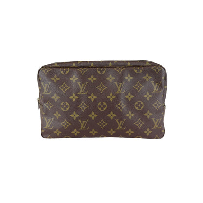 Louis-Vuitton Toilette 28 Monogram Trousse Brown