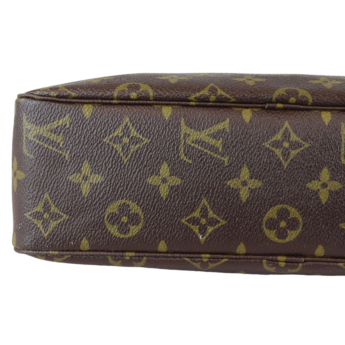 Louis-Vuitton Toilette 28 Monogram Trousse Brown