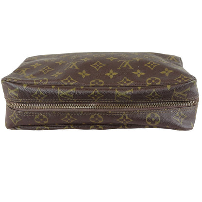 Louis-Vuitton Toilette 28 Monogram Trousse Brown