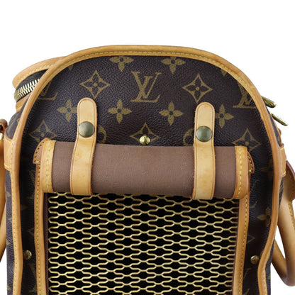 Louis-Vuitton Sac Chien 40 Pet Carrier Monogram Brown GHW