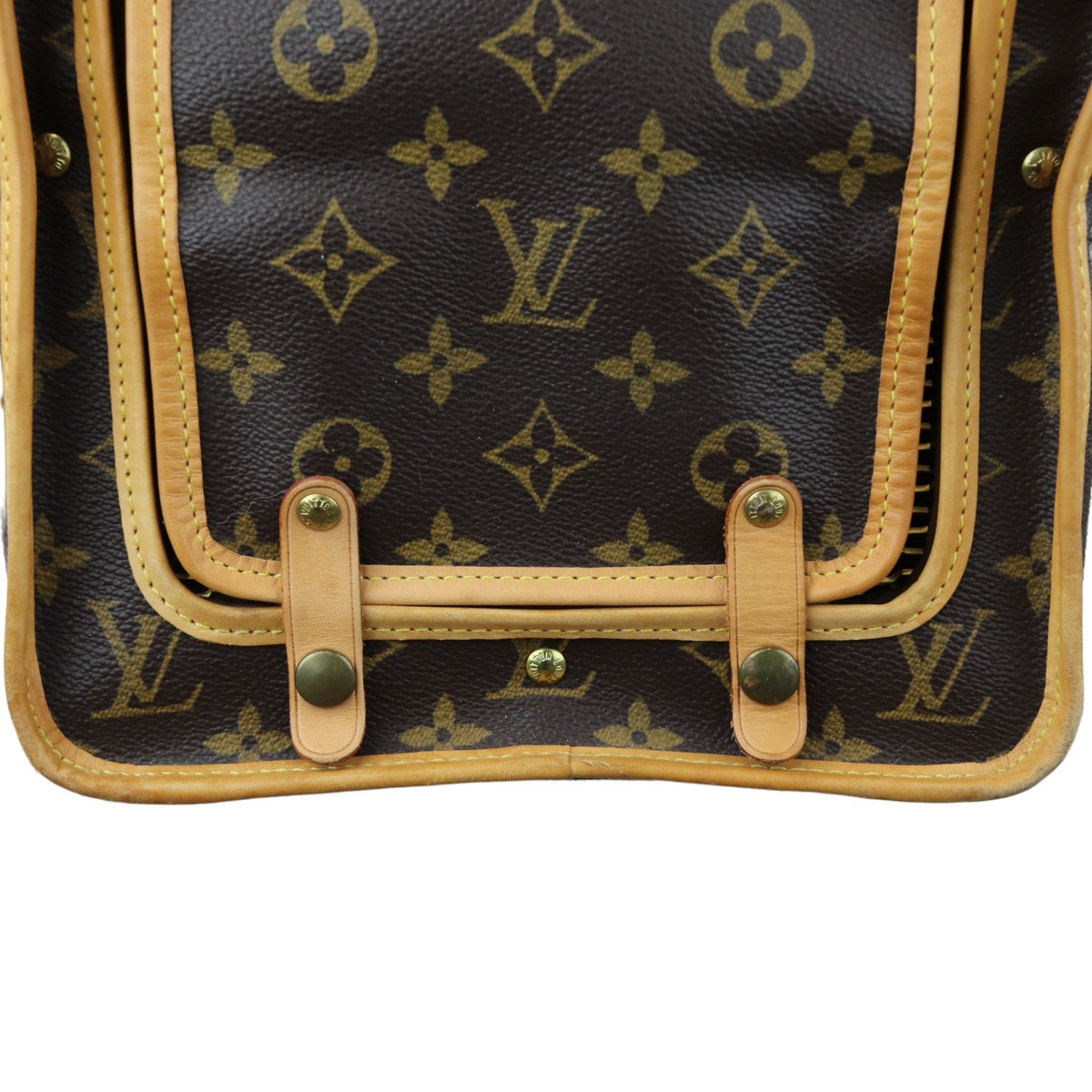 Louis-Vuitton Sac Chien 40 Pet Carrier Monogram Brown GHW