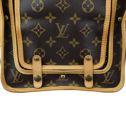 Louis-Vuitton Sac Chien 40 Pet Carrier Monogram Brown GHW