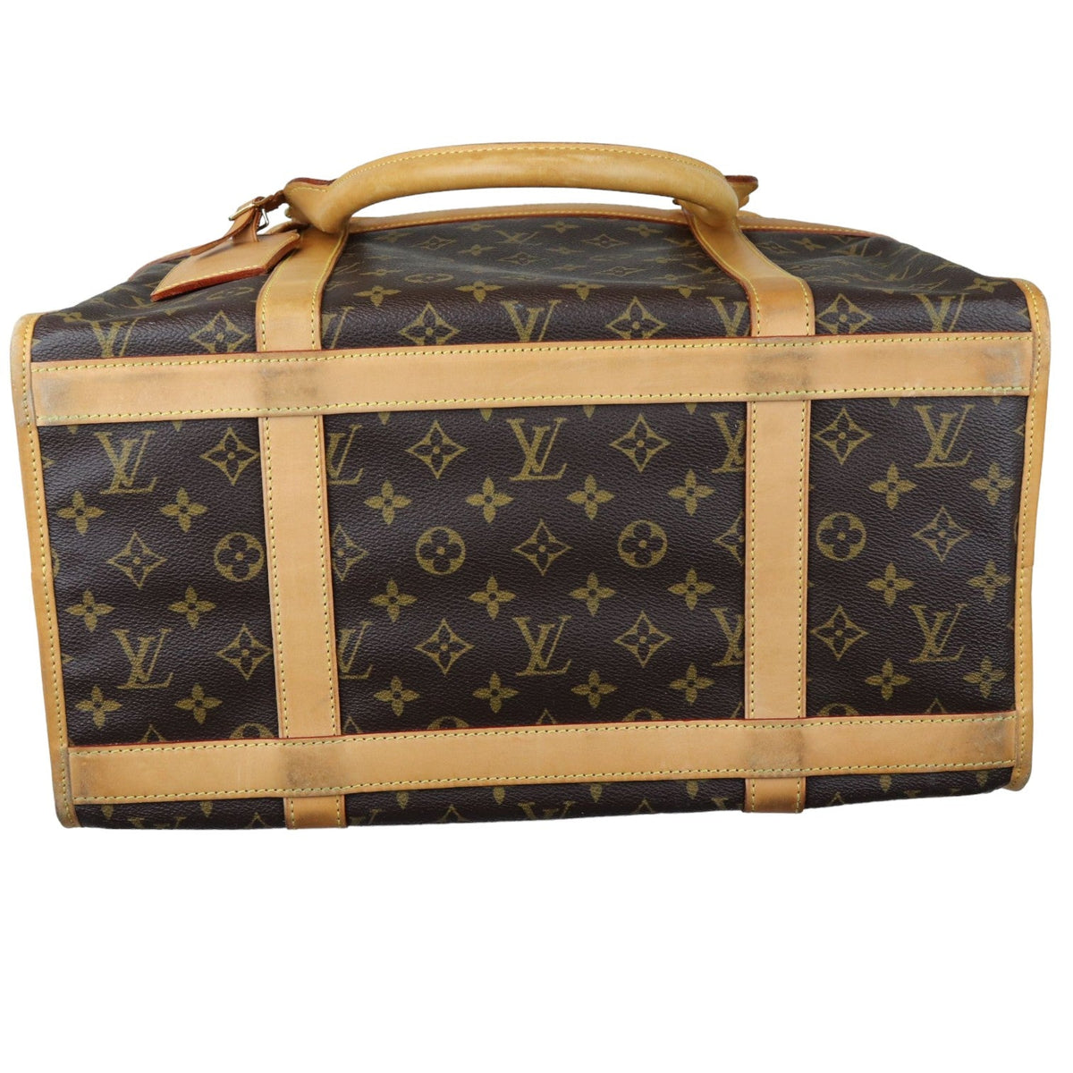 Louis-Vuitton Sac Chien 40 Pet Carrier Monogram Brown GHW