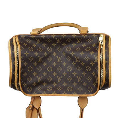 Louis-Vuitton Sac Chien 40 Pet Carrier Monogram Brown GHW