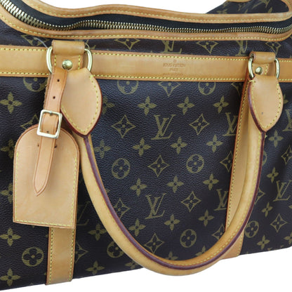 Louis-Vuitton Sac Chien 40 Pet Carrier Monogram Brown GHW