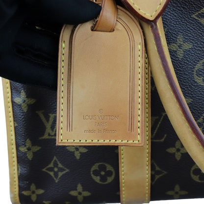 Louis-Vuitton Sac Chien 40 Pet Carrier Monogram Brown GHW