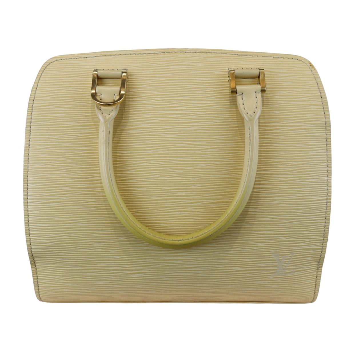 Louis-Vuitton Pont Neuf PM Epi Pale Yellow GHW