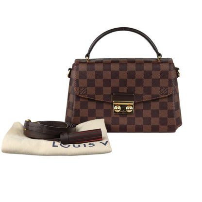 Louis-Vuitton Croisette Damier Ebene Brown GHW