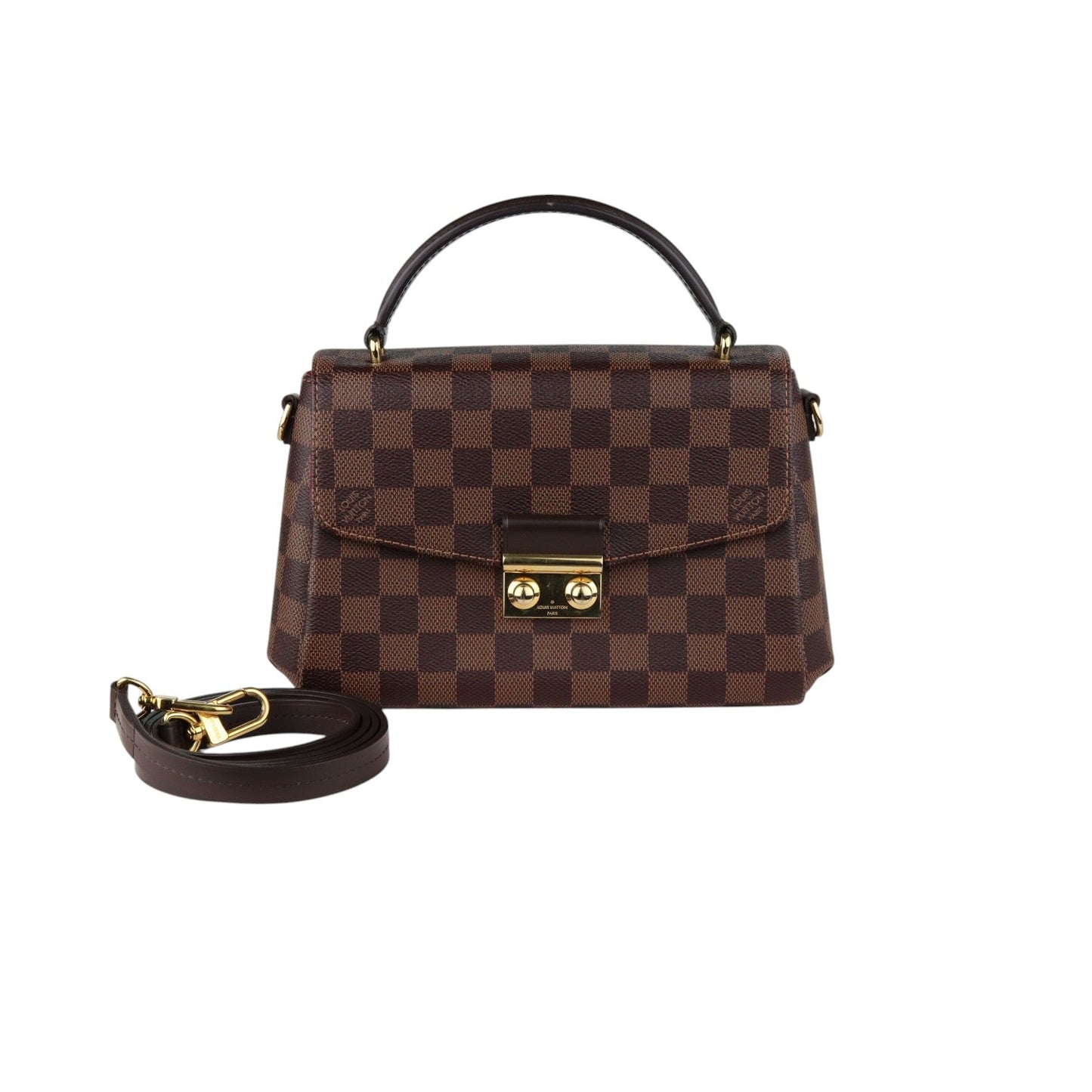 Louis-Vuitton Croisette Damier Ebene Brown GHW
