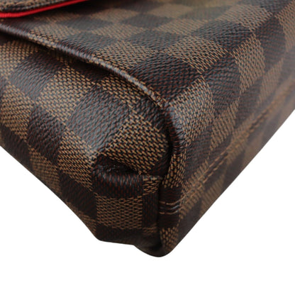 Louis-Vuitton Croisette Damier Ebene Brown GHW
