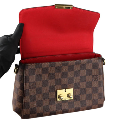 Louis-Vuitton Croisette Damier Ebene Brown GHW