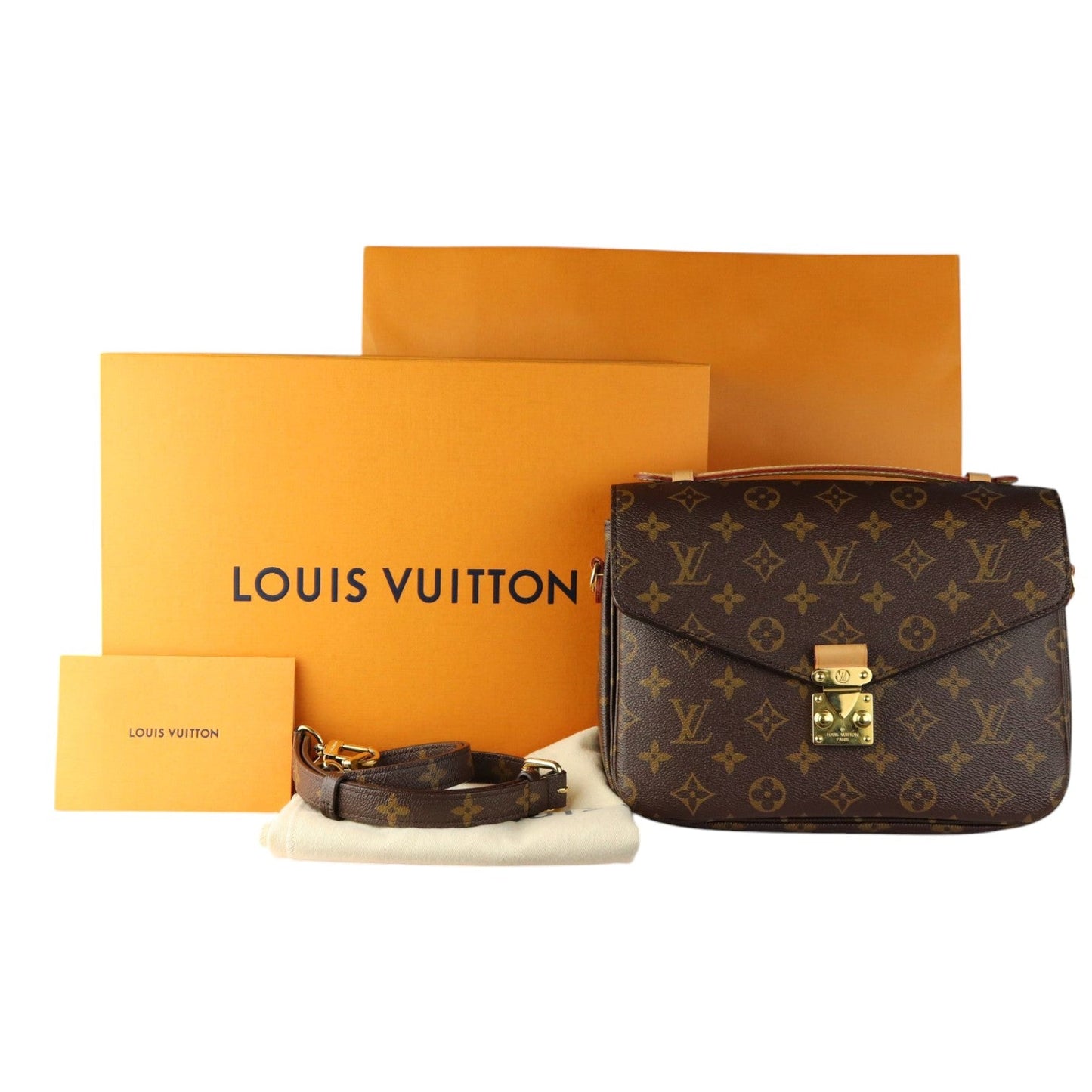 Louis-Vuitton Pochette Metis Monogram Brown GHW