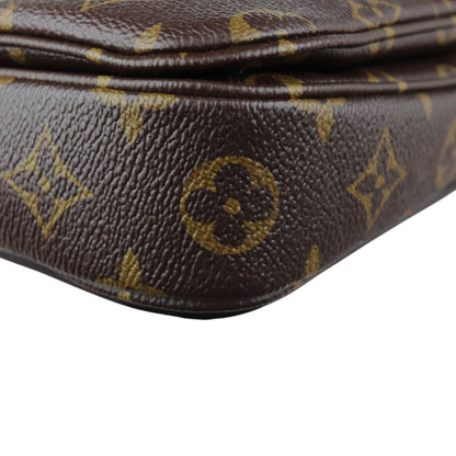 Louis-Vuitton Pochette Metis Monogram Brown GHW