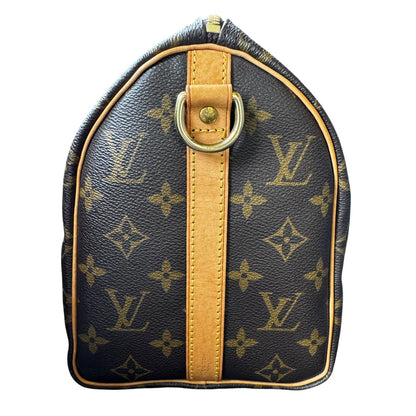 Louis-Vuitton Speedy Bandouliere 25 Monogram Brown GHW