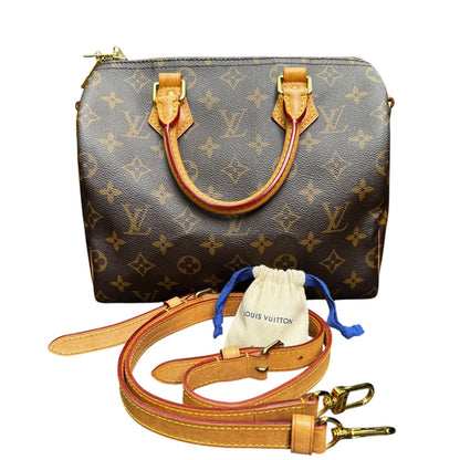 Louis-Vuitton Speedy Bandouliere 25 Monogram Brown GHW