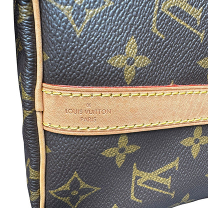 Louis-Vuitton Speedy Bandouliere 25 Monogram Brown GHW