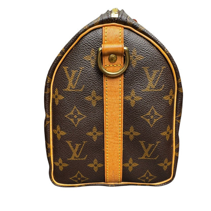 Louis-Vuitton Speedy Bandouliere 25 Monogram Brown GHW