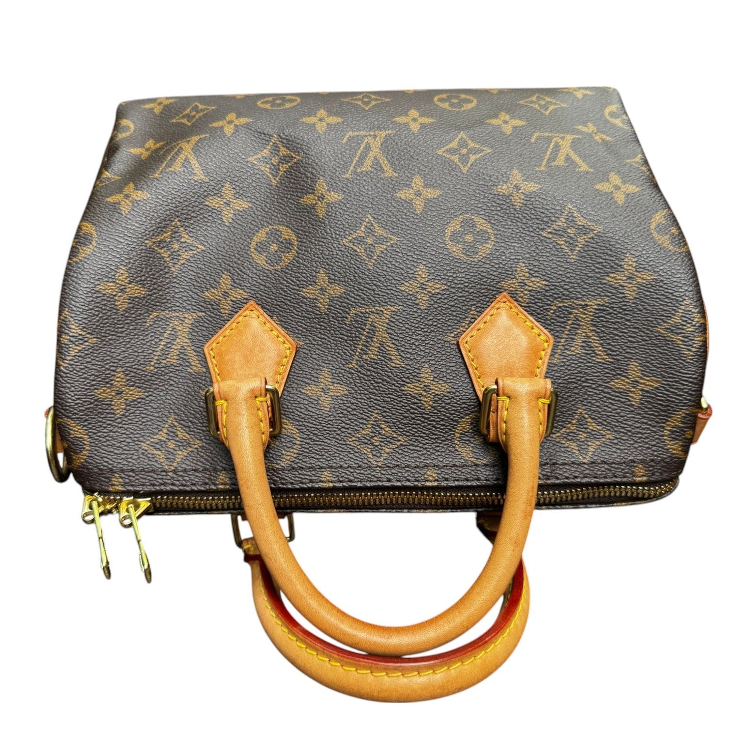 Louis-Vuitton Speedy Bandouliere 25 Monogram Brown GHW