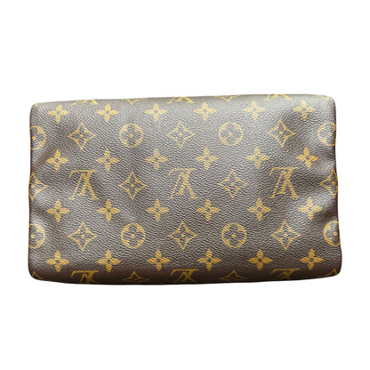 Louis-Vuitton Speedy Bandouliere 25 Monogram Brown GHW