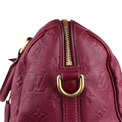 Louis-Vuitton Speedy 25 Empreinte Bandouliere Burgundy GHW