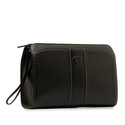 BURBERRY Leather Clutch Clutch Bag