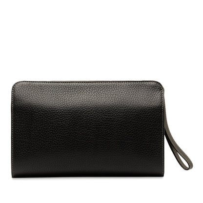 BURBERRY Leather Clutch Clutch Bag