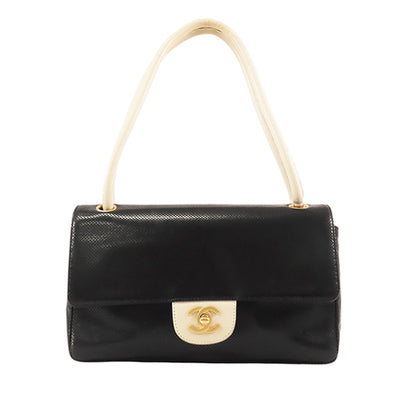 CHANEL CC Perforated Leather Flap Crossbody Bag
