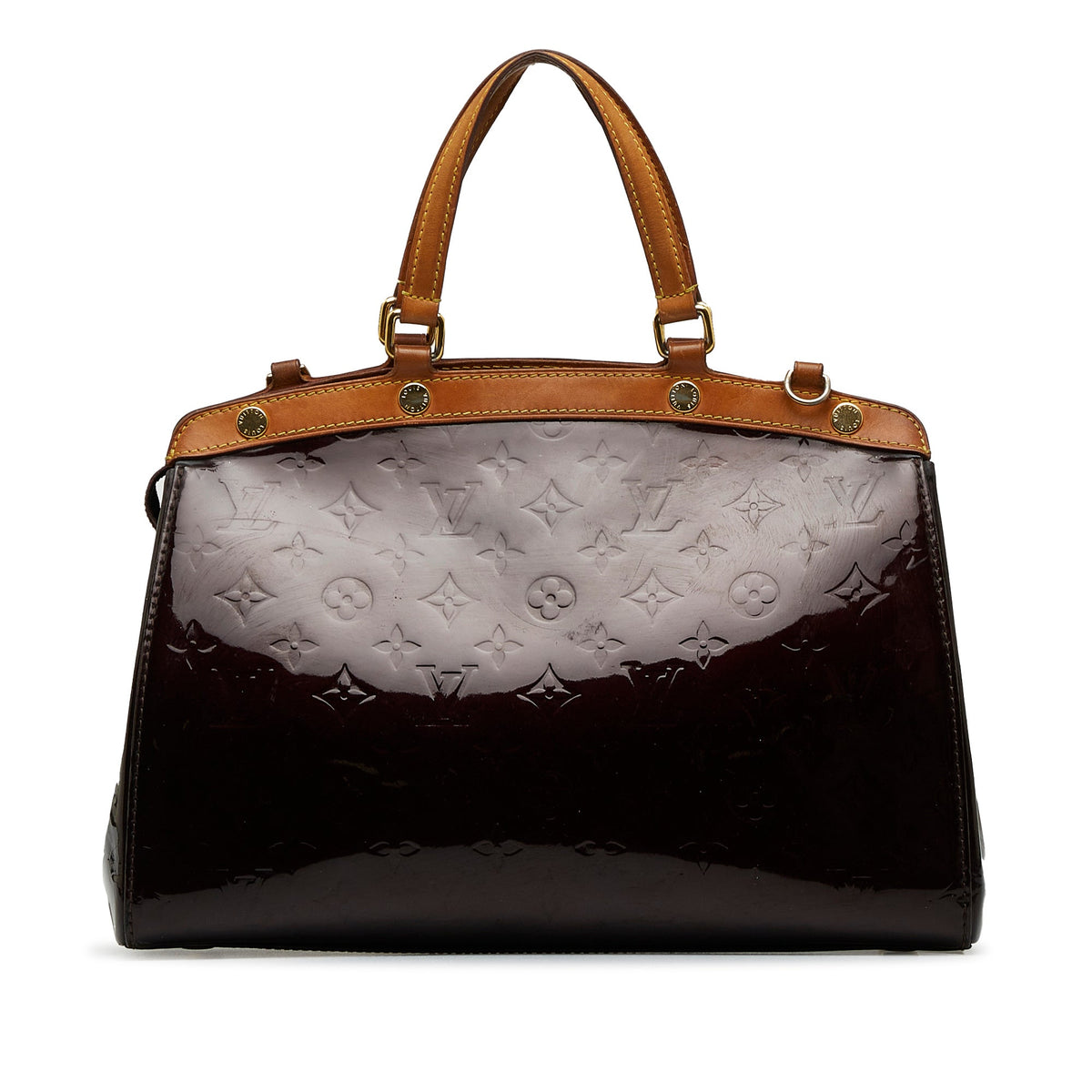 LOUIS VUITTON Monogram Vernis Brea MM Satchel