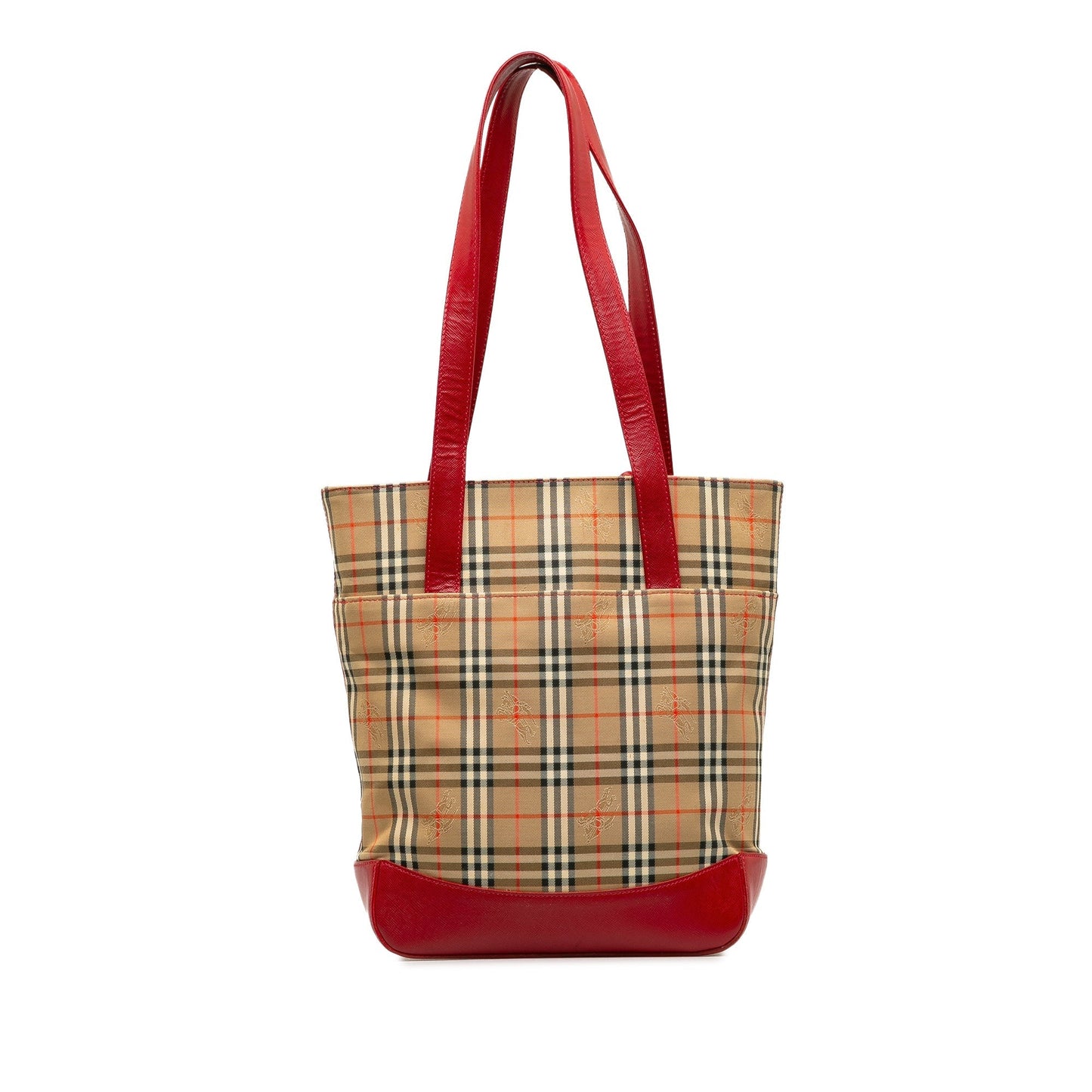 BURBERRY Haymarket Check Tote Tote Bag
