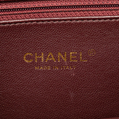Chanel Quilted Leather Beauty Lock Shoulder Bag Leather Shoulder Bag in Good condition