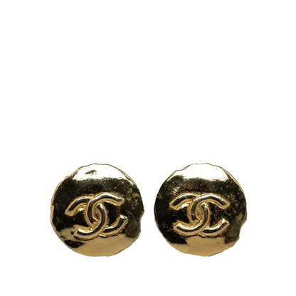 CHANEL CC Clip On Earrings Costume Earrings