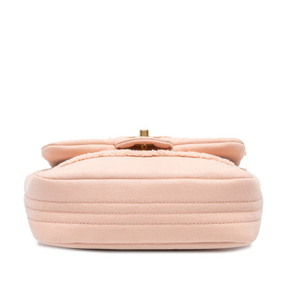 Chanel Twist Small Leather Pink Crossbody Bag