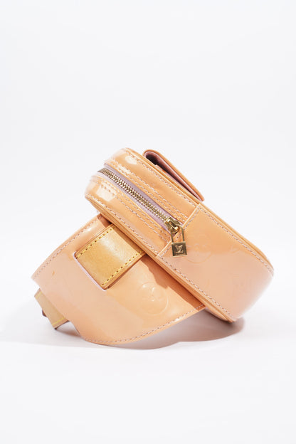 Louis Vuitton Vernis Fulton Peach Patent Leather