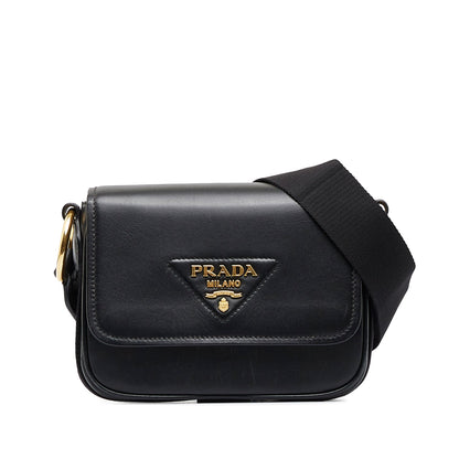 Prada City Calf Identity Black