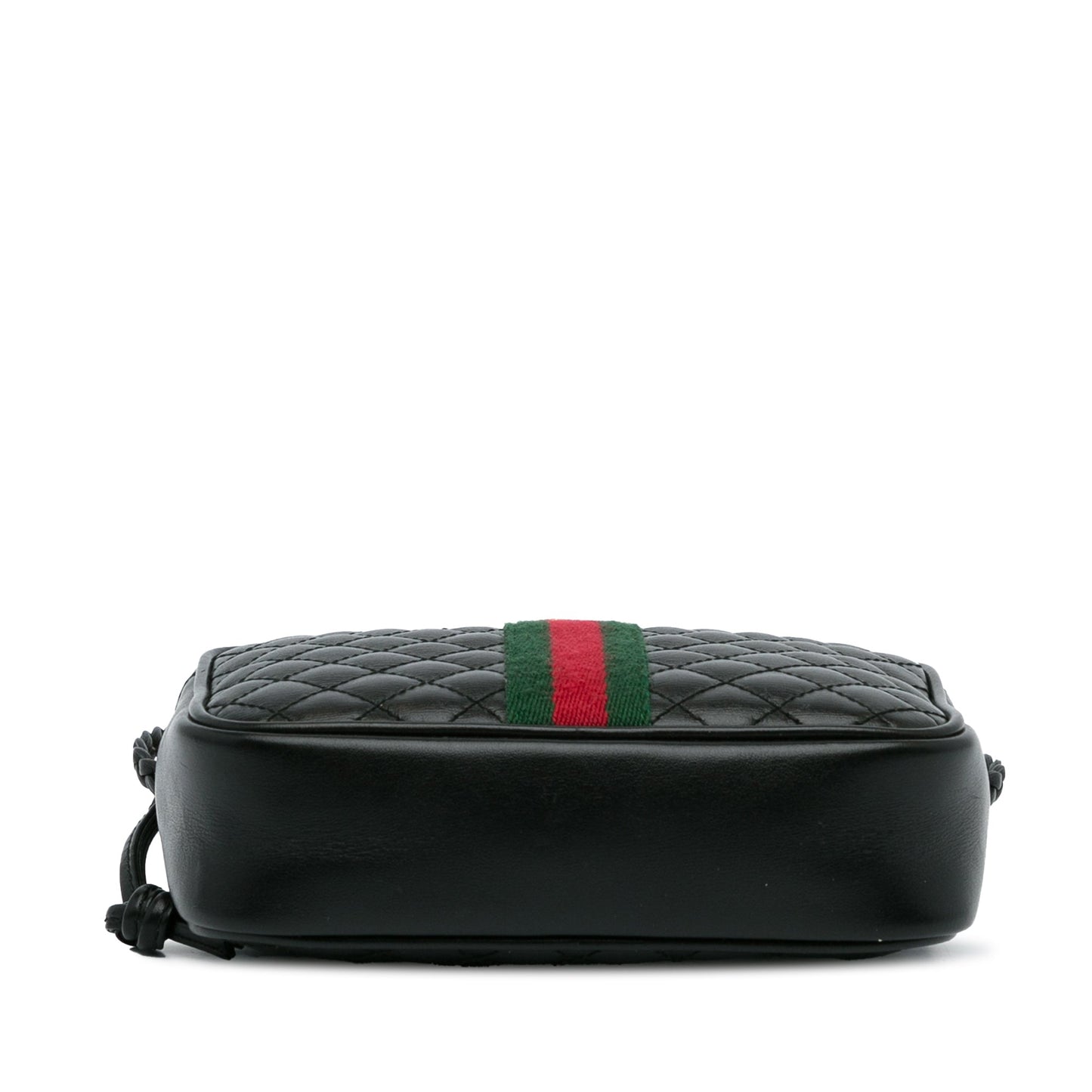 Gucci Trapuntata Camera Bag Mini Black Quilted Calfskin