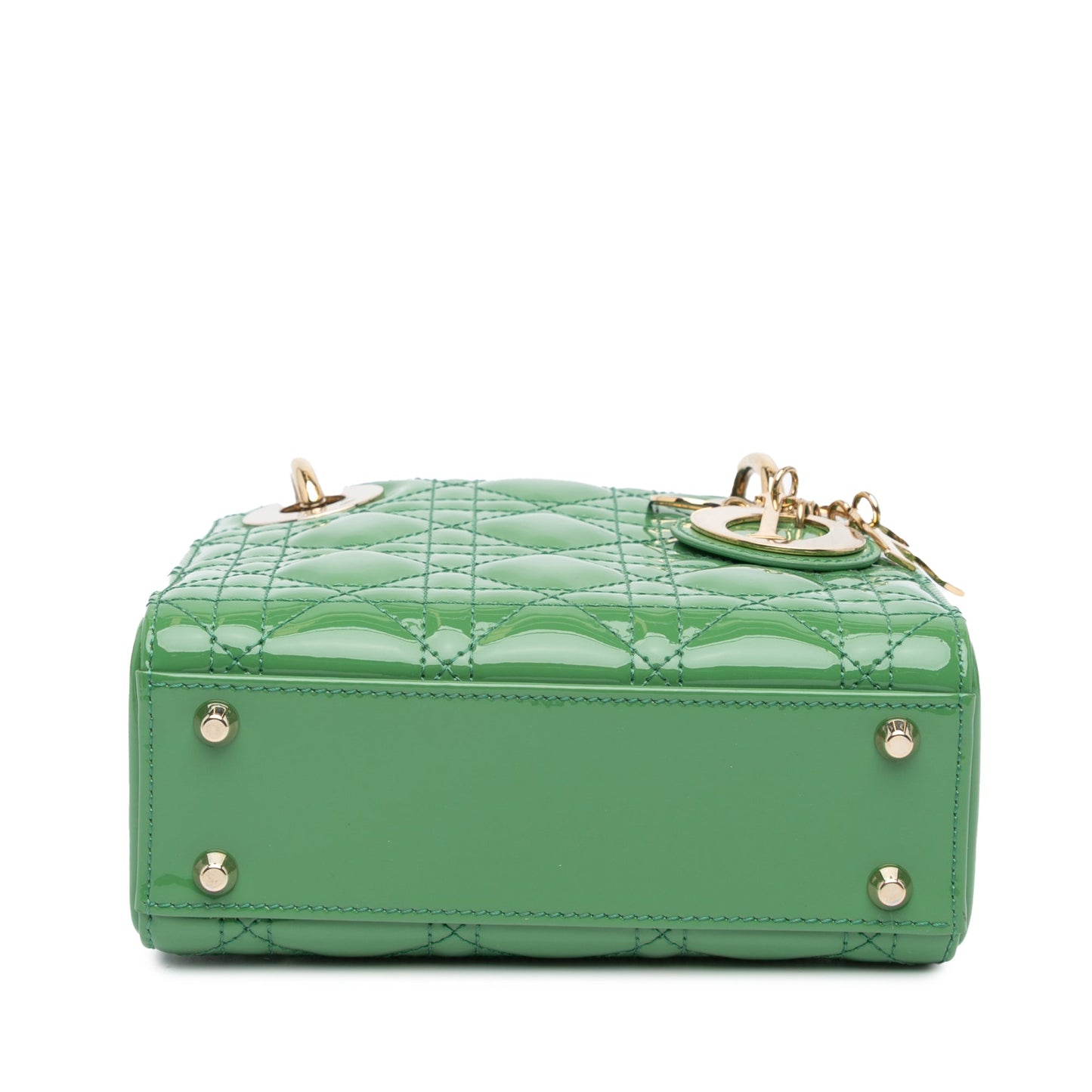 Mini Patent Cannage Lady Dior
