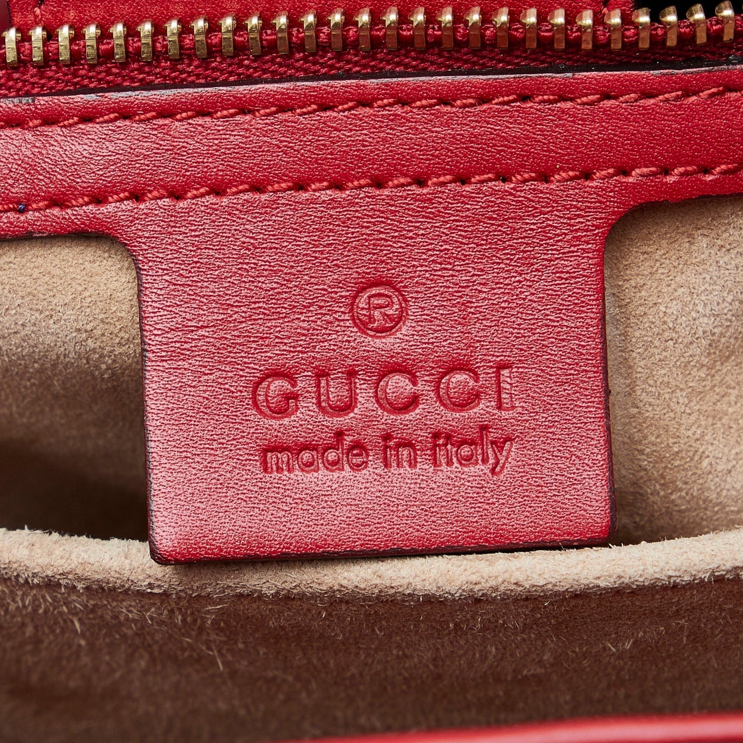 GUCCI Sylvie Satchel Red