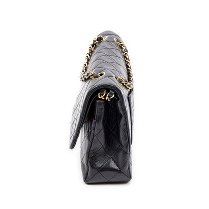 Chanel Medium Classic Lambskin Double Flap Shoulder Bag