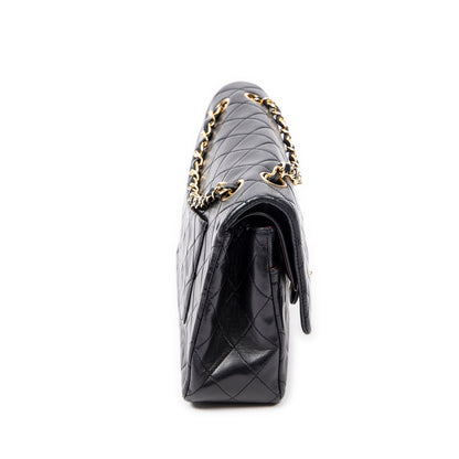 Chanel Medium Classic Lambskin Double Flap Shoulder Bag
