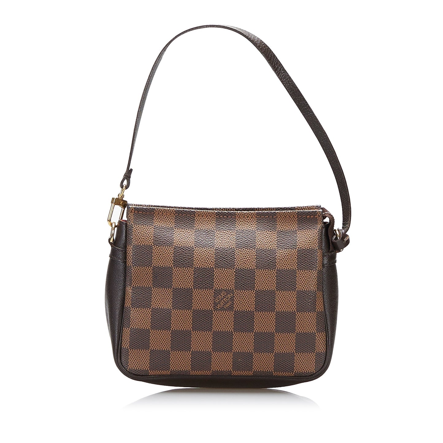 Louis Vuitton Trousse Pochette Damier Ebene Canvas