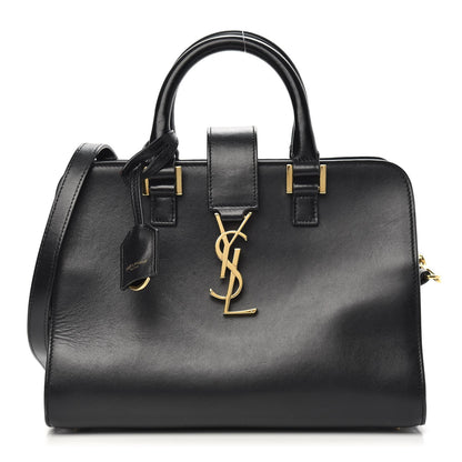 YVES Saint Laurent Leather Baby Monogram Cabas Bag