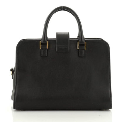 YVES Saint Laurent Leather Baby Monogram Cabas Bag