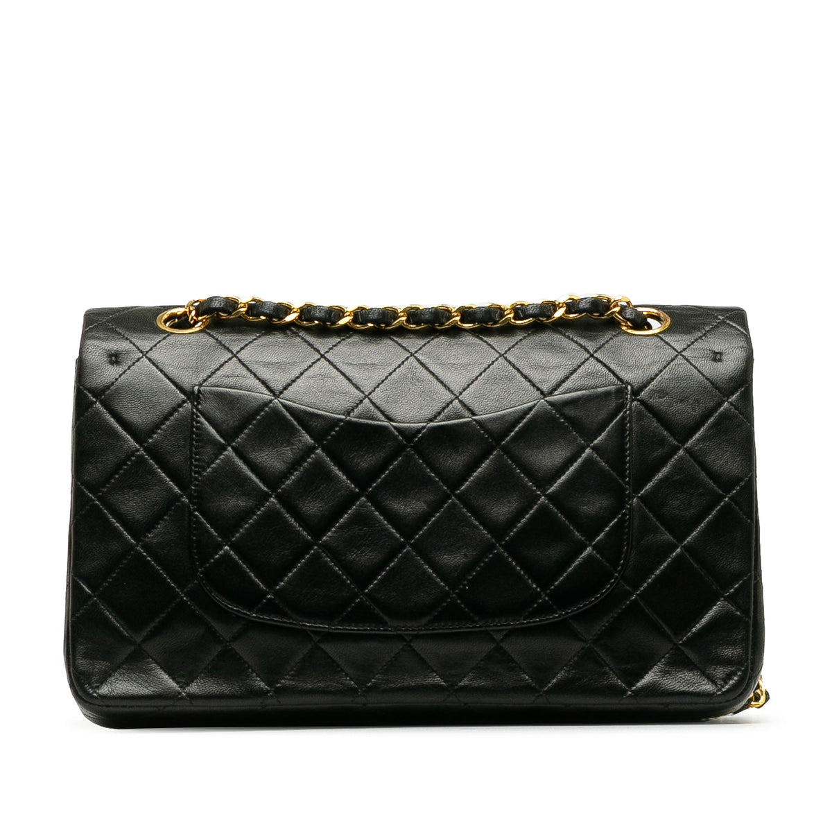 CHANEL Medium Classic Lambskin Double Flap Shoulder Bag