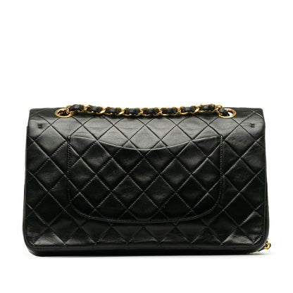 CHANEL Medium Classic Lambskin Double Flap Shoulder Bag