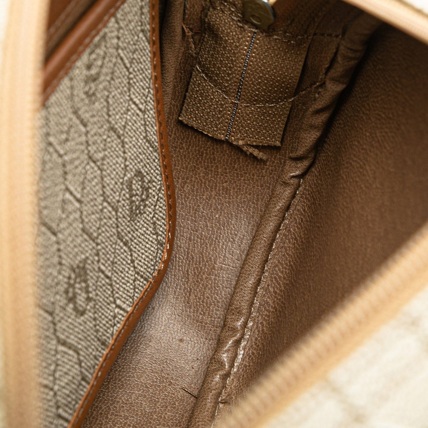 Honeycomb Coated Canvas Crossbody